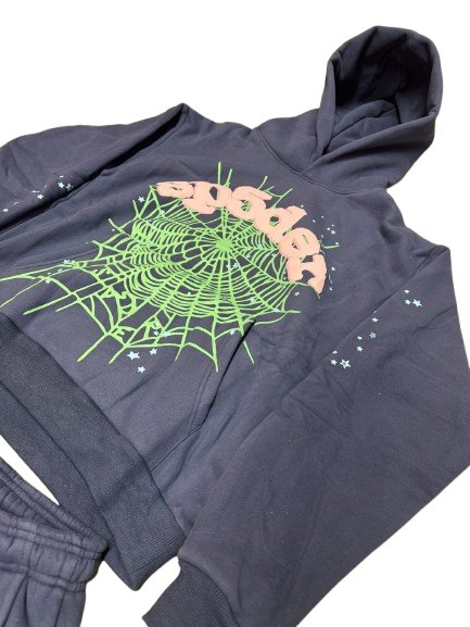 blueSuit2 Sp5der OG Web Set - Blue