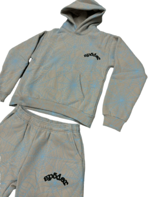 Sp5der AOP Web Set - Heather Grey