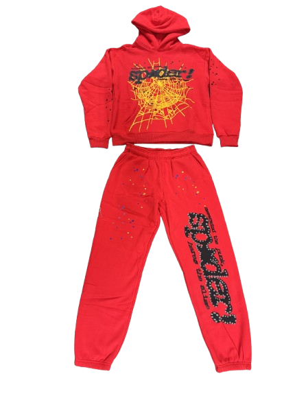 redSuit1 Sp5der P*NK V2 Set - Red