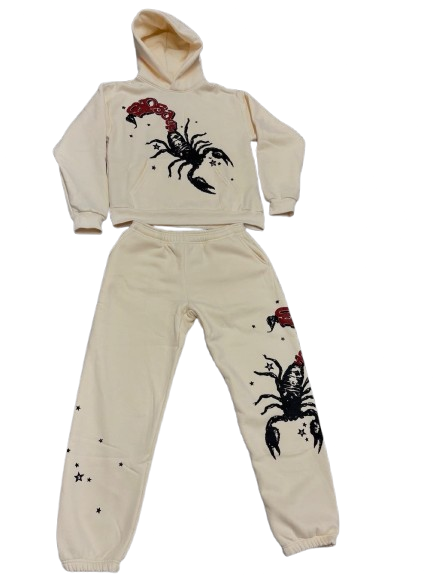 Sp5der X Mariah The Scientist Scorpion Set - Cream