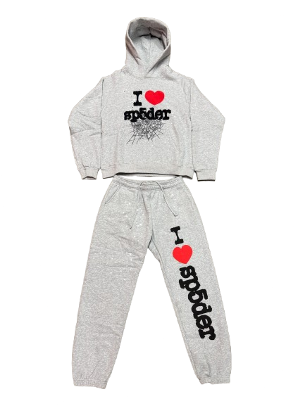 whiteSuit1 Sp5der Souvenir Set - Grey