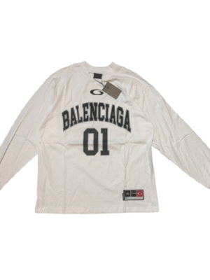Balenciaga “01” Long Sleeve - White