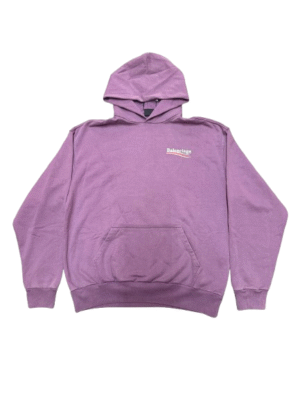 Balenciaga Political Hoodie - Purple