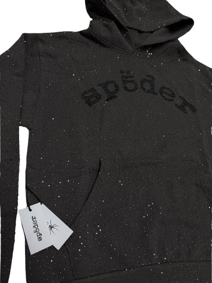 Sp5der Worldwide VVS Hoodie Grey